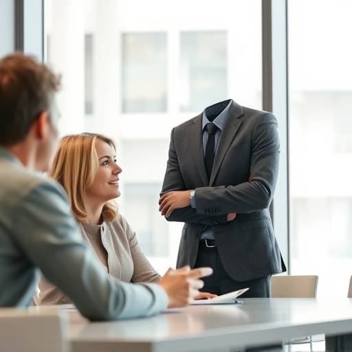 Due persone che comunicano in modo efficace durante un meeting